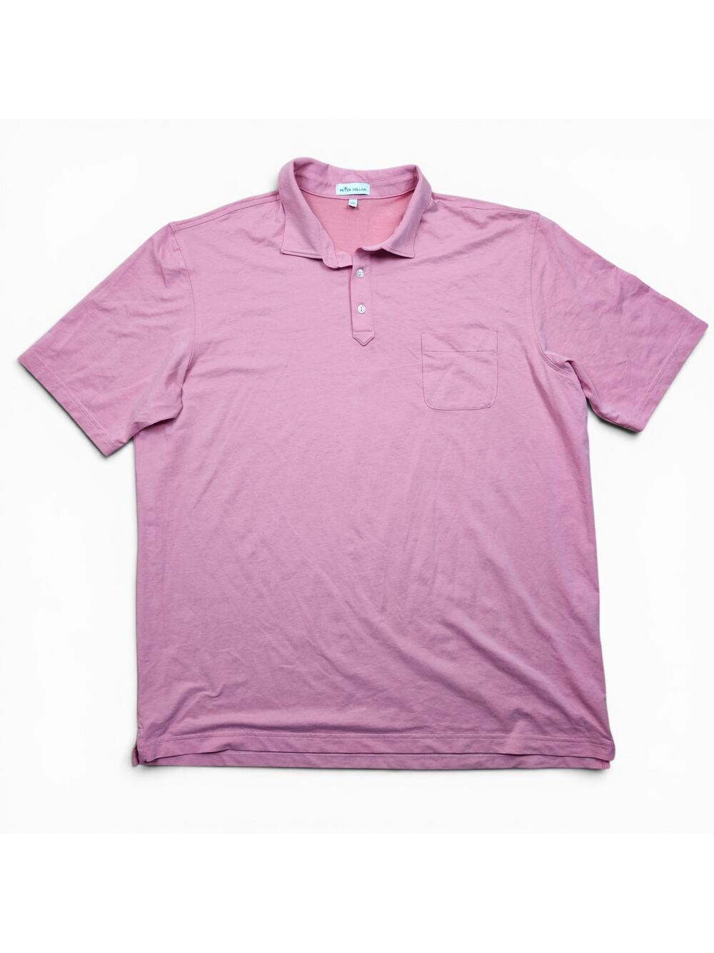 PETER MILLAR Polo Shirt Mens XXL Coral Summer Performance Blend Golf Casual Peru